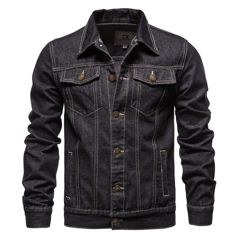 Jeans - Amerykańska kurtka jeansowa w stylu retro,