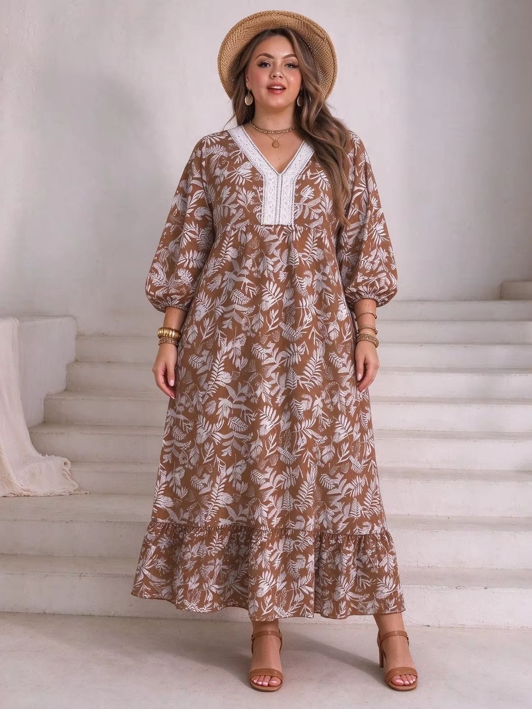 Sukienka maxi w kwiatowy wzór  – Boho Summer Beach Maxi Dress recenzja i cena