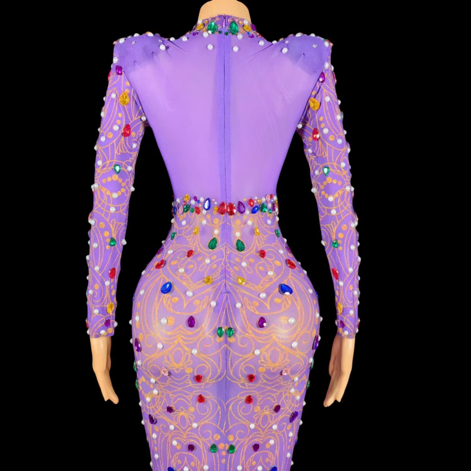 Błyszcząca Sukienka Syrenka z  – Sparkly Rhinestone Club Party Dress recenzja i cena