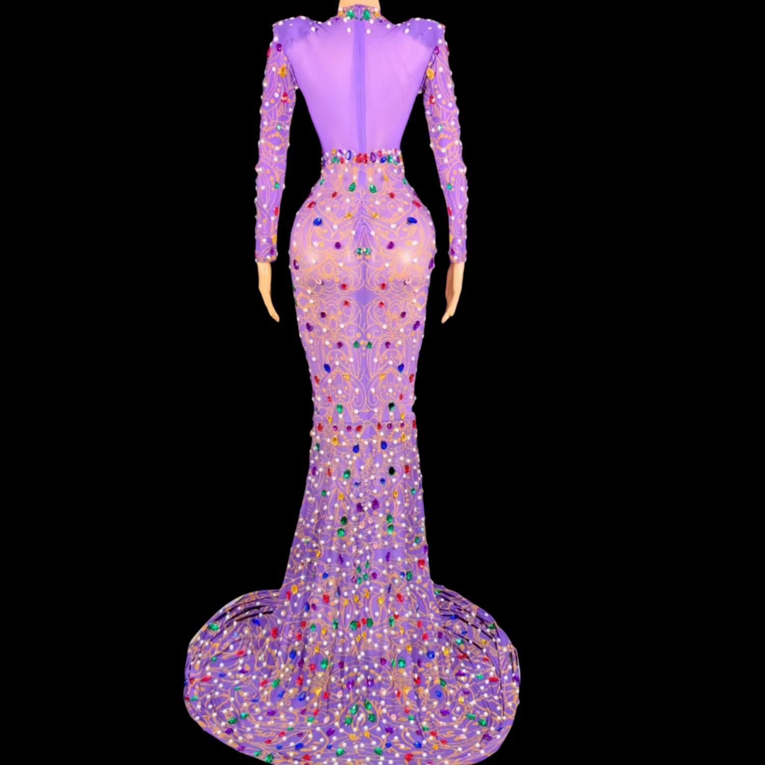 Błyszcząca Sukienka Syrenka z  – Sparkly Rhinestone Club Party Dress recenzja i cena