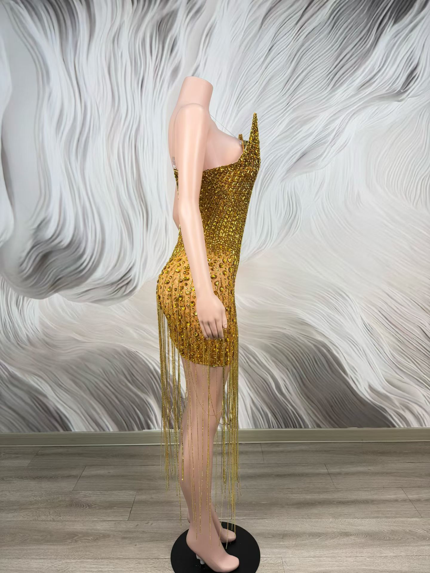 Sukienka koktajlowa na urodzin – Sparkly Rhinestone Club Party Dress recenzja i cena