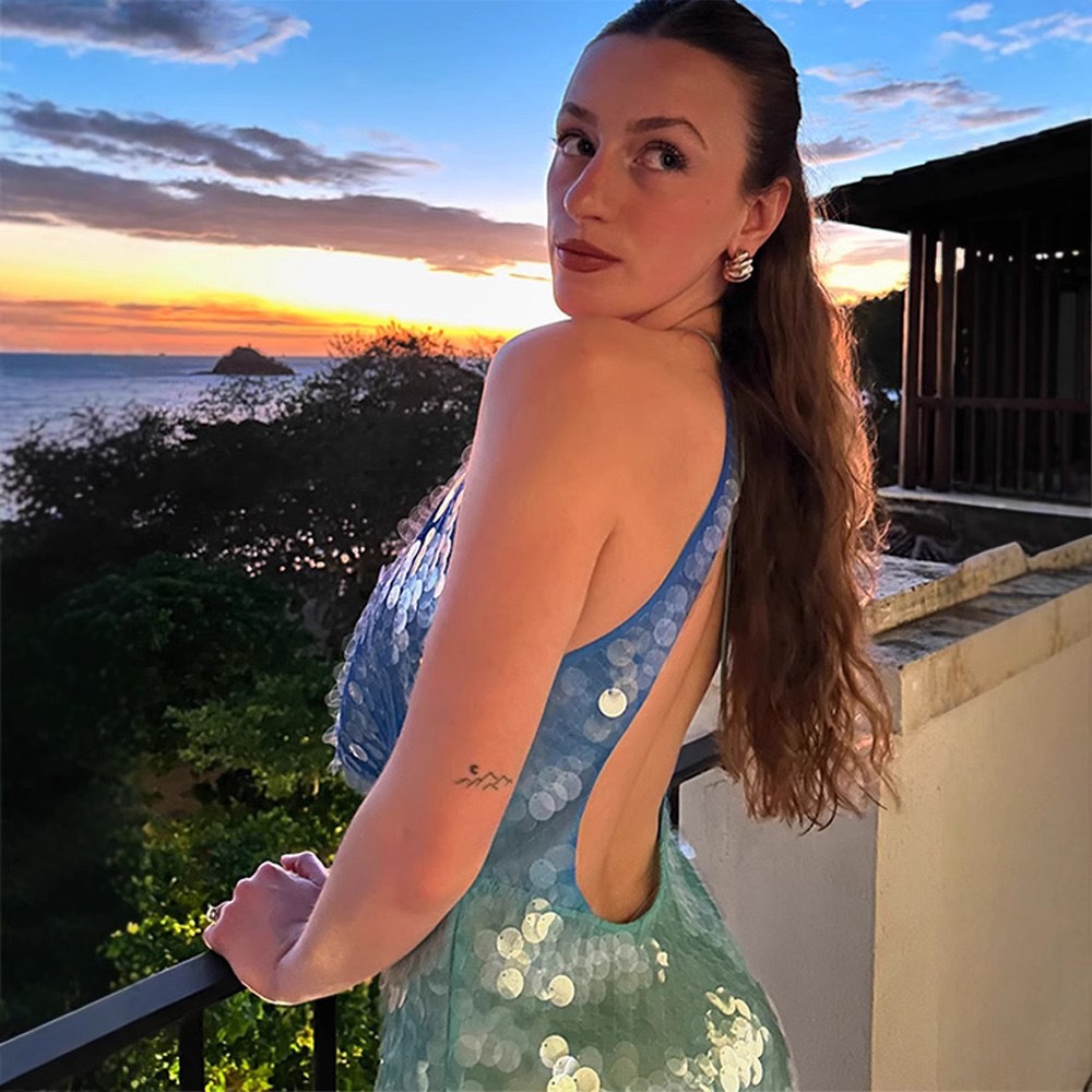 Sukienka damska ONE TO WAN Y2K – Y2K Backless Halter Mini Dress recenzja i cena