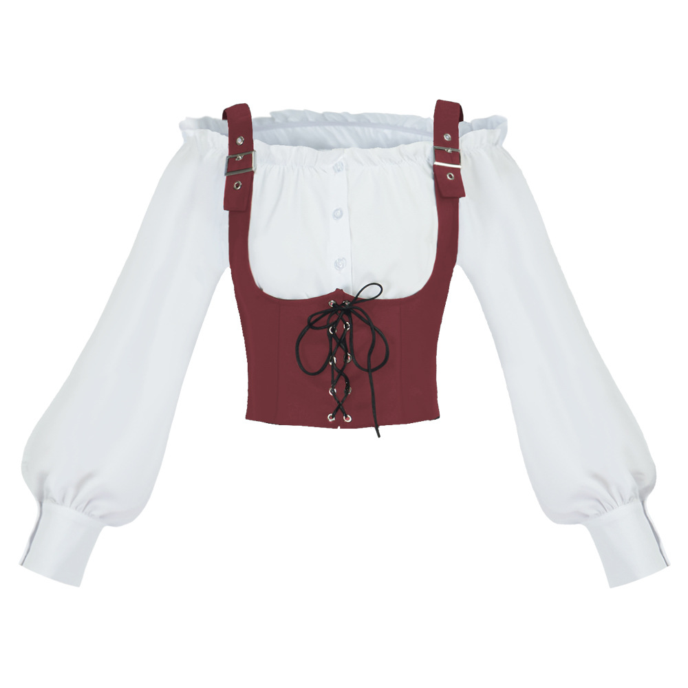 Bluzka damska w stylu retro we – Blouses recenzja i cena